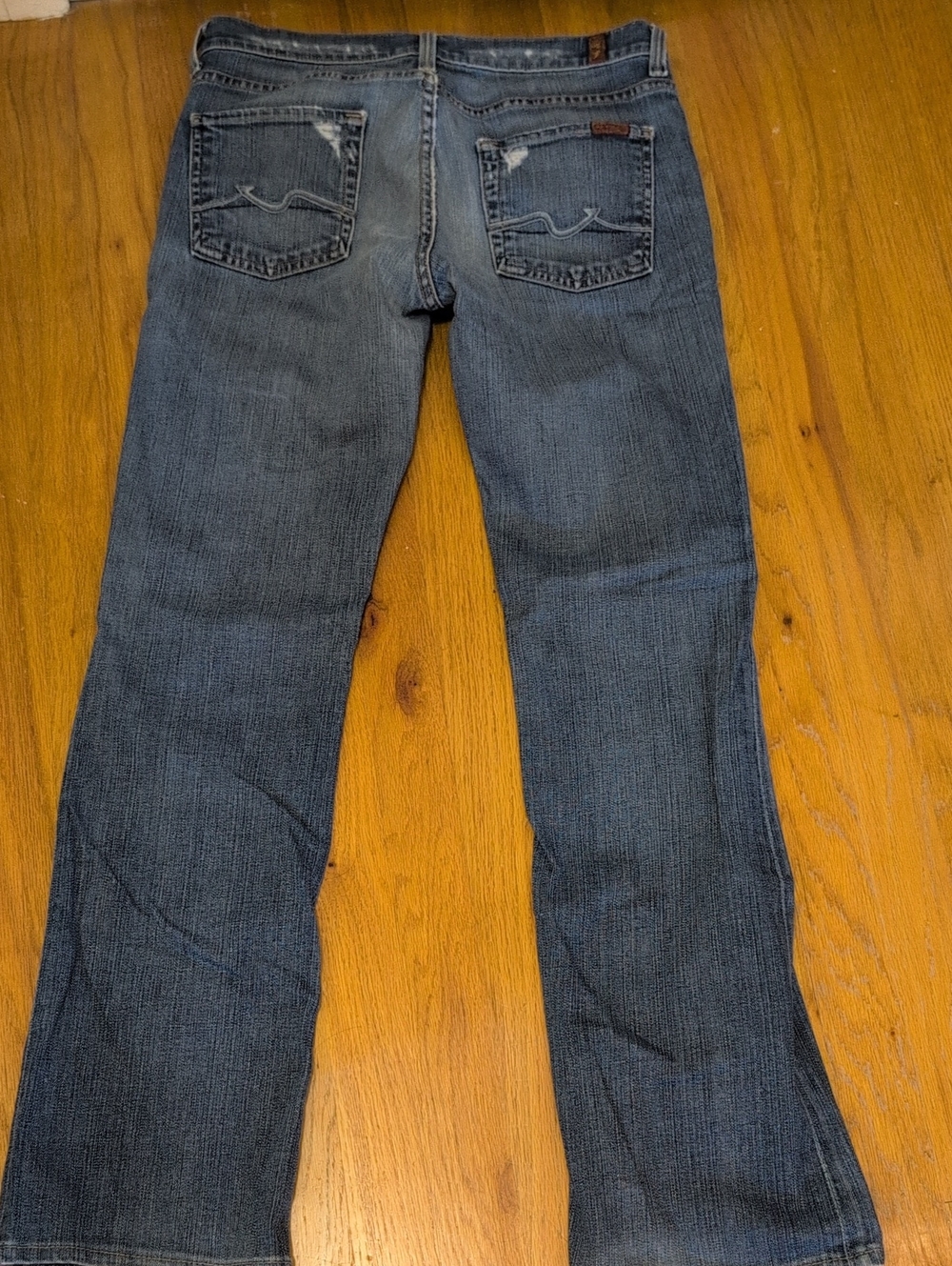 7 For All Mankind Women's Boot Cut Jeans - Blue Wash Size 29